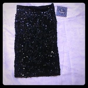 Sequins Straight Skirt